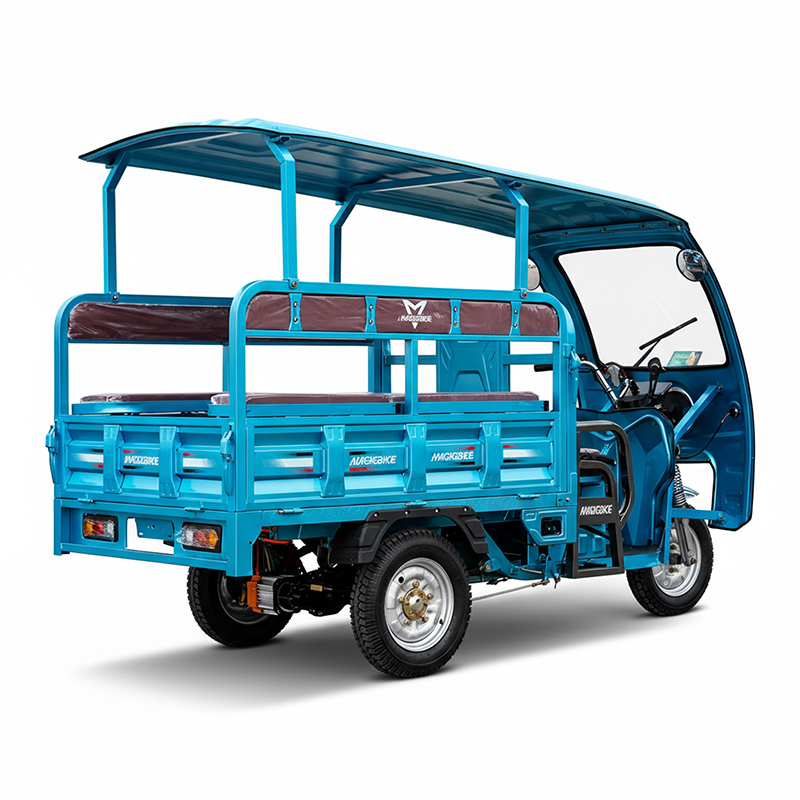 Triciclo eléctrico de pasajeros y carga