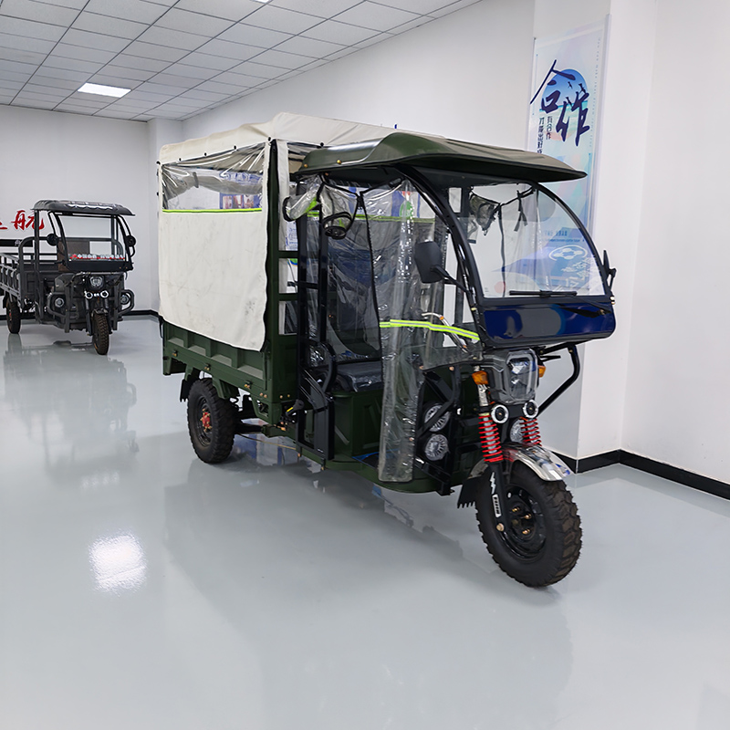Triciclo eléctrico de pasajeros y carga