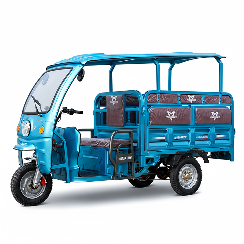 Triciclo eléctrico de pasajeros y carga